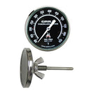 Tel-Tru BQ225 Barbecue Grill Thermometer, 2" Dial and 2.13" Stem - SKU BQ225