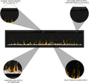 Dimplex IgniteXL 74" Built-in Linear Electric Fireplace (Model: XLF74)