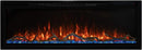 Modern Flame Spectrum Series Slimline Wall Mount/Built-In Electric Fireplace (SPS-50B), 50-Inch