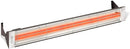 Infratech Stainless Steel 61.25” Dual Element Fixture 6000 Watt, 240 Volt, Black Finish - WD-6024 BL