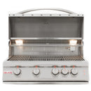 Blaze Premium LTE 32-Inch 4-Burner Built-in Propane Gas Grill with Rear Infrared Burner & Grill Lights - BLZ-4LTE2-LP