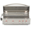 Blaze 44" 4-Burner Built-In Grill with 1050 sq. in.; 72,000 BTU + 10k BTU Rotiiss Burner - NG