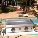 Le Griddle French Cooking 30-inch Built-in/Flat Top Dual Burner Electric Griddle - GEE75