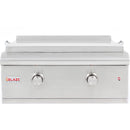 Blaze 30" 2-Burner BUILT-IN GRIDDLE with 495 sq. in.; 36,000 BTU with RED ILLUM. KNOBS - BLZ-GRIDDLE-LTE-NG