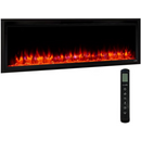 SimpliFire Allusion Platinum 50" Recessed Linear Electric Fireplace (SF-ALLP50-BK)