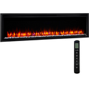 SimpliFire Allusion Platinum 60" Recessed Linear Electric Fireplace (SF-ALLP60-BK)