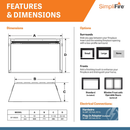 SimpliFire 35" Electric Fireplace Insert (SF-INS35)
