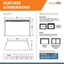 SimpliFire 25" Electric Fireplace Insert (SF-INS25)