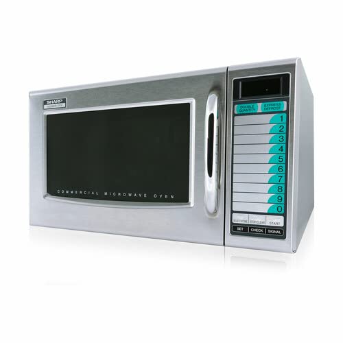 SHARP Medium-Duty Commercial Microwave Oven (15-0429) R-21LVF1 Cubic Feet