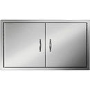 Blaze 25-Inch Stainless Steel Double Access Door - BLZ-AD25-R-SC