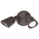 WAC Lighting Endurance Double Spot LED Outdoor Light, 30W, 3000K, Architectural Bronze (WP-LED430-30-ABZ)