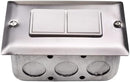 Eurofase Heating Single Duplex Switch with Stainless Steel Wall Plate & Gang Box - 20 Amp Per Pole