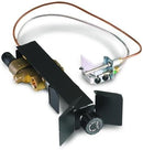 Peterson Real Fyre 24-inch Split Oak Designer Plus Log Set with Vented G45 Dual-Flame Burner w/Auto Safety Pilot Control Valve (Propane Gas) - SKU: SDP-24 + G45-24P