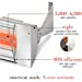 Infratech WD-6024 BR Stainless Steel 61.25” Dual Element Fixture 6000 Watt Patio Heater