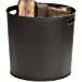 Dagan Industries Black Log Bucket (DG-1540), 17-Inches