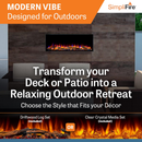 SimpliFire Forum 43" Outdoor Electric Fireplace (SF-OD43)