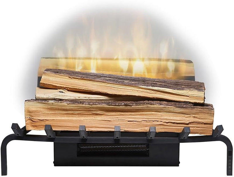 Dimplex X-RLG25FC Electric Fireplace | Freestanding Fresh Cut Log Insert + Ash Mat | SKU: RLG25FC