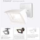 WAC Lighting Endurance LED Flood Light, 35W, 3000K, Architectural White (WP-LED335-30-AWT)