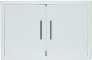 Blaze 32-Inch Stainless Steel Double Access Door with Built-In Paper Towel Holder | BLZ-AD32-R-SC