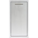 Blaze Outdoor Products Blaze 13-Inch Narrow Roll-Out Stainless Steel Trash Bin - BLZ-TRNW-DRW-H