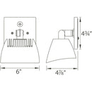WAC Lighting Endurance LED Flood Light, 35W, 3000K, Architectural White (WP-LED335-30-AWT)
