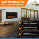 SimpliFire Forum 43" Outdoor Electric Fireplace (SF-OD43)