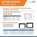 SimpliFire 30" Electric Fireplace Insert (SF-INS30)