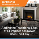 SimpliFire 30" Built-In Electric Fireplace (SF-BI30-EB)