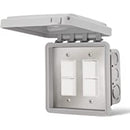 Infratech Dual Duplex Stack Switch, Surface Mount Control W/Weatherproof Cover, 14-4325