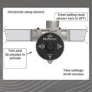 Fire Magic 3092D 1-Hour Automatic Timer Gas Safety Shut-Off Valve