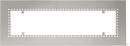 Infratech 39" Stainless Steel Electric Heater Flush Mount Frame (SKU 18-2300)