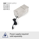 WAC Lighting LED 12V Round Deck and Patio Light, 3000K, White (3011-30WT)