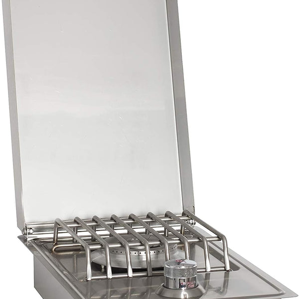 Bull Drop in Single Side Burner, Natural Gas, Stainless Steel