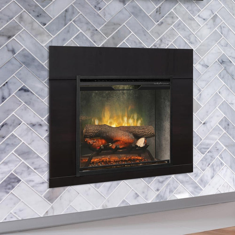 Dimplex Revillusion® 24" Built-In Firebox (RBF24DLXWC) - Weathered Concrete | Electric Fireplaces