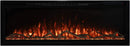 Modern Flame Spectrum Series Slimline Wall Mount/Built-In Electric Fireplace (SPS-50B), 50-Inch