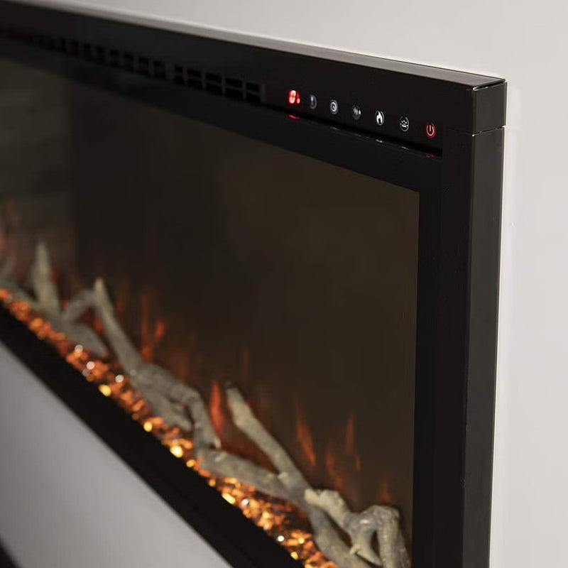 Modern Flame Spectrum Series Slimline Wall Mount/Built-In Electric Fireplace (SPS-50B), 50-Inch