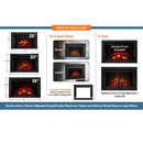 SimpliFire 35" Electric Insert with 44" x 32" Large Surround (SF-INS35 + SF-SI4432-INS35)