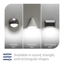 WAC Lighting LED 12V Round Deck and Patio Light, 3000K, White (3011-30WT)