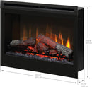 Dimplex DF3033ST 33" Electric Fireplace Insert, 120V, 780W, 8.3 Amps, Black - SKU DF3033ST