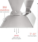 Infratech W-2524 SS Stainless Steel 39” Single Element Fixture 2500 Watt, 240 Volt, Stainless Steel