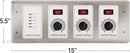 Infratech 3 Zone Analog Controller w/Digital Timer | Part No. 30-4047
