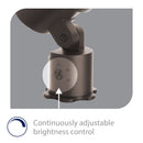 WAC Lighting LED 12V Medium Accent Light, Adjustable Beam, 2700K, Bronze on Solid Brass (5011-27BBR)