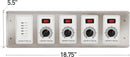 Infratech 4 Zone Analog Controller w/Digital Timer | SKU 30-4048