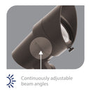 WAC Lighting LED 12V Medium Accent Light, Adjustable Beam, 2700K, Bronze on Solid Brass (5011-27BBR)