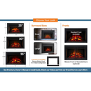 SimpliFire 30" Electric Insert with 40" x 27" Small Surround (SF-INS30 + SF-SI4027-INS30)