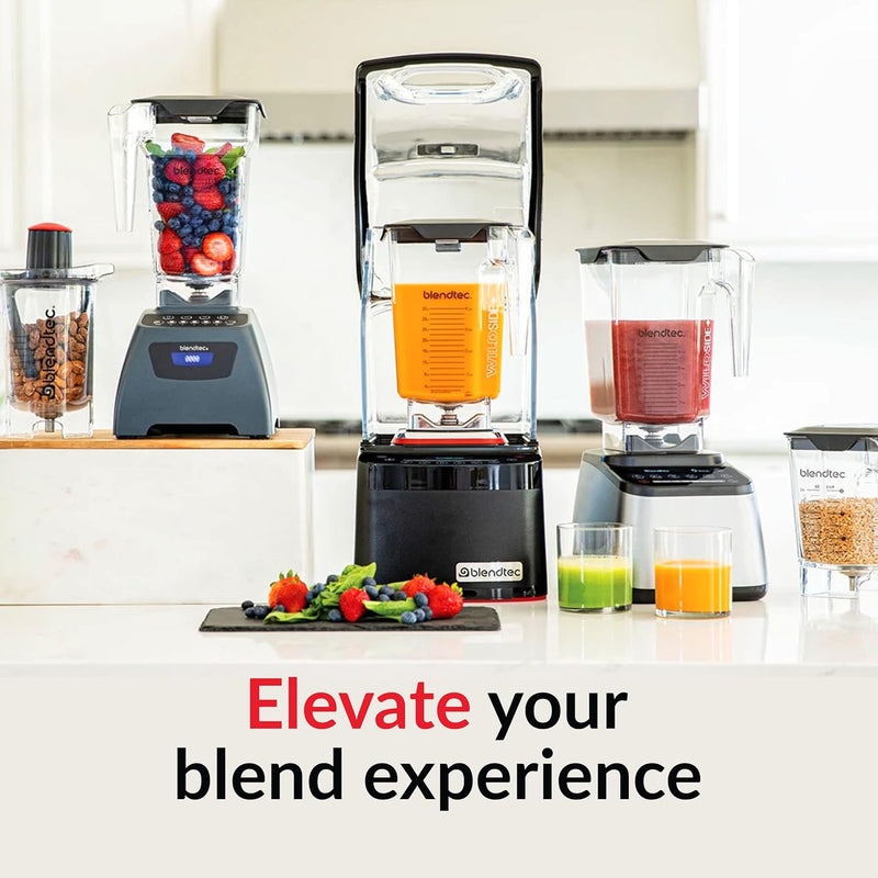 Blendtec Connoisseur 825 Black Food Blender with Sound Enclosure and 2 WildSide+ Jars, 42 Preprogrammed Cycles, 2750 mL Capacity - SKU C825C11Q-B1GB1D