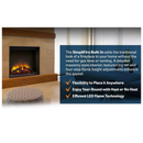SimpliFire 30" Built-In Electric Fireplace (SF-BI30-EB)