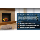 SimpliFire 36" Built-In Electric Fireplace (SF-BI36-EB)