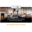 SimpliFire 36" Built-In Electric Fireplace (SF-BI36-EB)