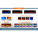 SimpliFire Allusion Platinum 72" Recessed Linear Electric Fireplace (SF-ALLP72-BK)